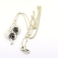 1.50 Cts Certified Black Diamond Pendant in 925 Sterling Silver Beautiful Shine! - ZeeDiamonds