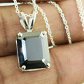 3.80 Carats AAA Certified Black Diamond Pendant.Great Shine And Brilliant Cut! - ZeeDiamonds