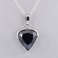 AAA Certified Black Diamond Pendant 5Ct Great Shine!Excellent Look!Unique Style! - ZeeDiamonds