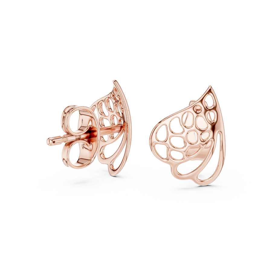 Aurelia Leaf-Inspired Diamond Earrings
