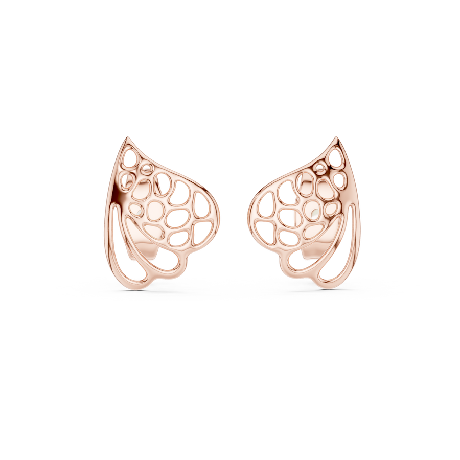 Aurelia Leaf-Inspired Diamond Earrings