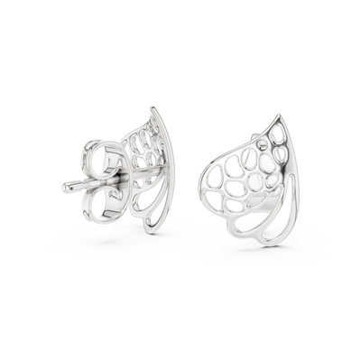 Aurelia Leaf-Inspired Diamond Earrings
