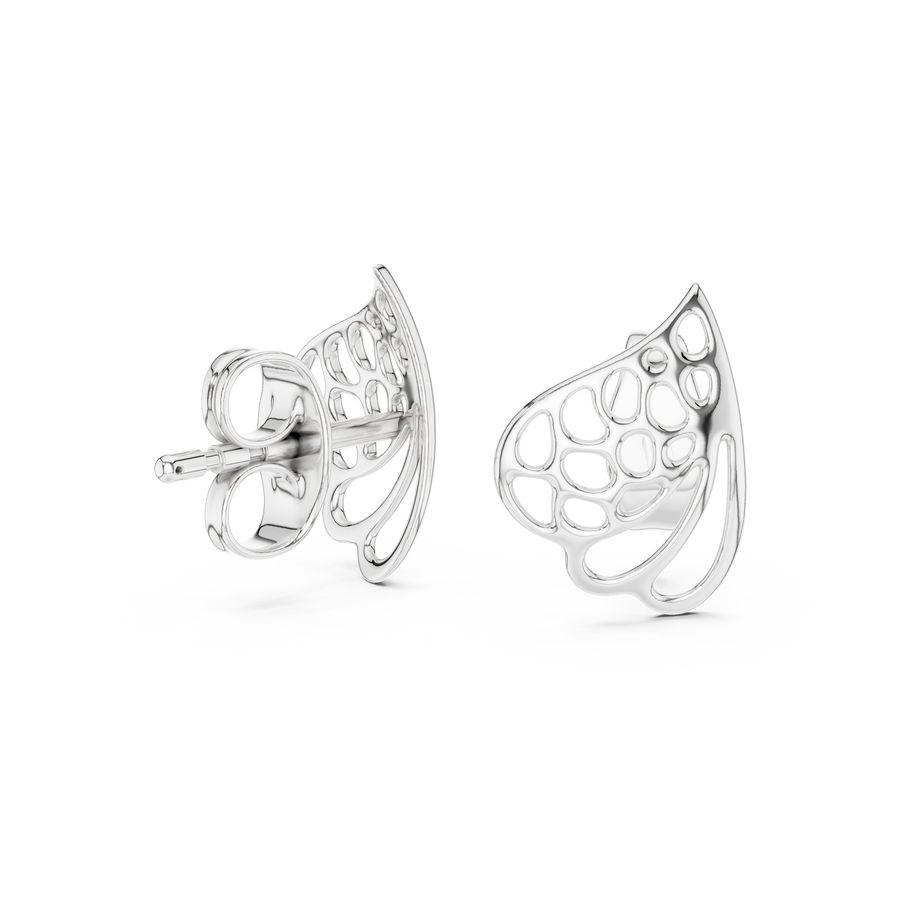 Aurelia Leaf-Inspired Diamond Earrings