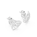 Aurelia Leaf-Inspired Diamond Earrings