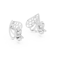 Aurelia Leaf-Inspired Diamond Earrings