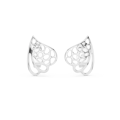 Aurelia Leaf-Inspired Diamond Earrings