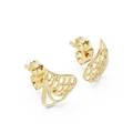 Aurelia Leaf-Inspired Diamond Earrings