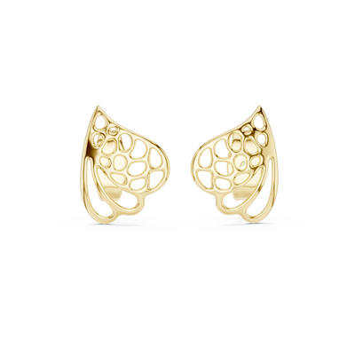 Aurelia Leaf-Inspired Diamond Earrings