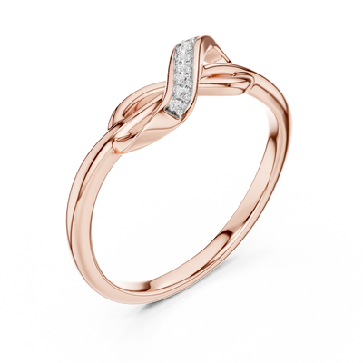 Elowen Twist  Diamond Ring