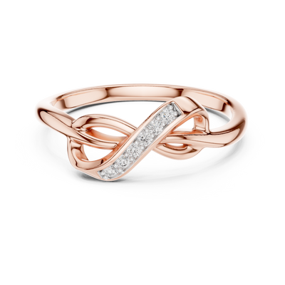Elowen Twist  Diamond Ring