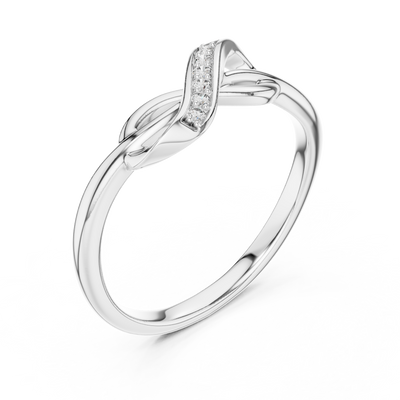 Elowen Twist  Diamond Ring