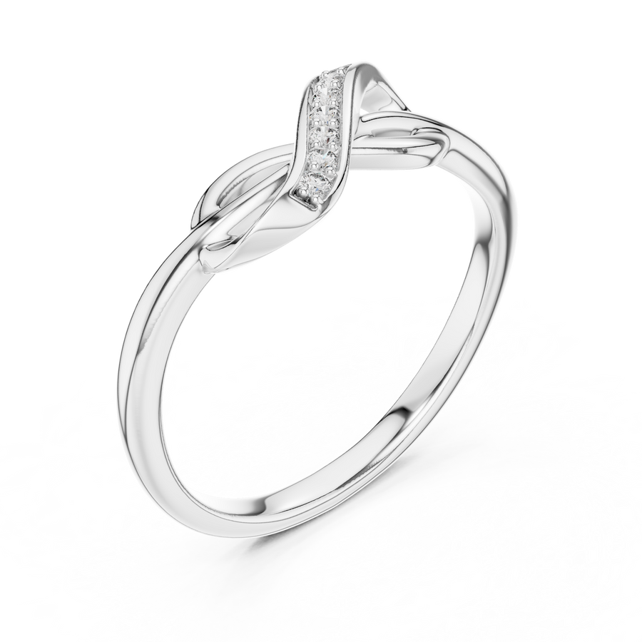 Elowen Twist  Diamond Ring