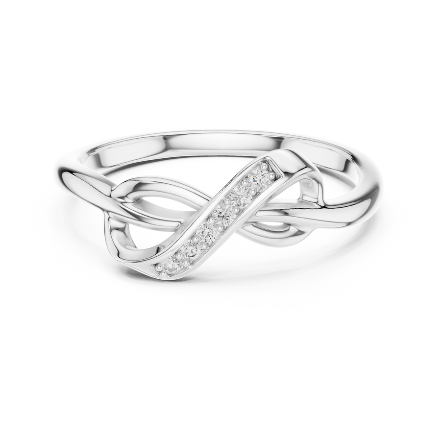 Elowen Twist  Diamond Ring