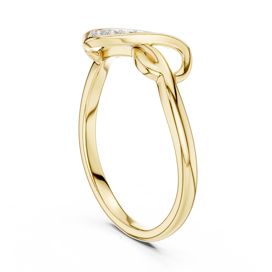 Elowen Twist  Diamond Ring