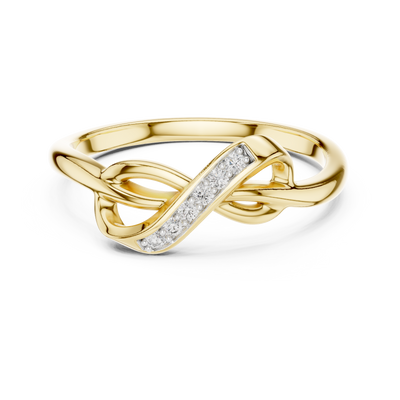 Elowen Twist  Diamond Ring