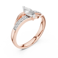 Aurelia Marquise Color Stone  Diamond Ring