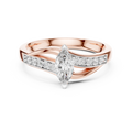 Aurelia Marquise Color Stone  Diamond Ring