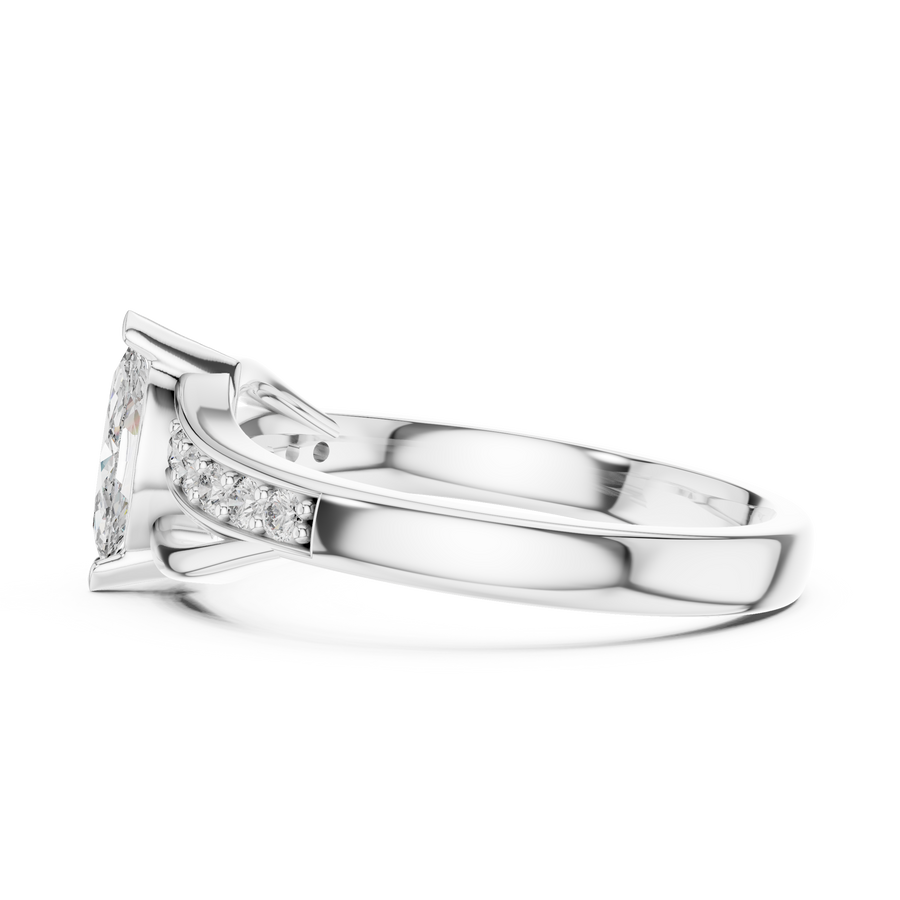 Aurelia Marquise Color Stone  Diamond Ring