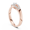 Aurelia Pavé Round  Diamond Ring