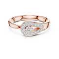 Aurelia Pavé Round  Diamond Ring