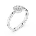 Aurelia Pavé Round  Diamond Ring