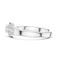Aurelia Pavé Round  Diamond Ring