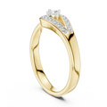 Aurelia Pavé Round  Diamond Ring
