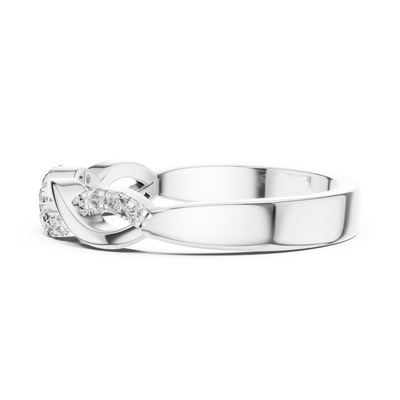 Aurevienne Twisted U-Cut Diamond Ring
