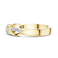 Aurevienne Twisted U-Cut Diamond Ring