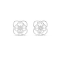 Elowen Floral Halo  Diamond Earrings