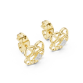 Elowen Floral Halo  Diamond Earrings