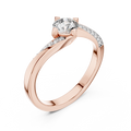 Elarienne Round Solitaire  Diamond Ring