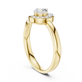 Avelisse Halo Round Diamond Ring