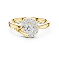 Avelisse Halo Round Diamond Ring