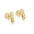 Amara Sculpted Heart Diamond Earrings