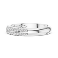 Elvarielle Twin-Row Round  Diamond Ring