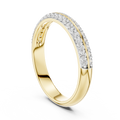 Elvarielle Twin-Row Round  Diamond Ring