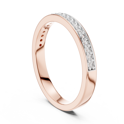 Elarienne Petite Pavé Round  Diamond Ring