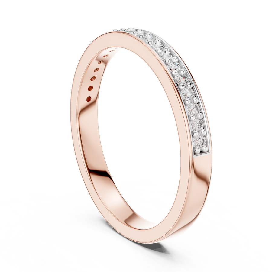 Elarienne Petite Pavé Round  Diamond Ring