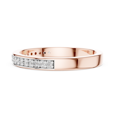 Elarienne Petite Pavé Round  Diamond Ring
