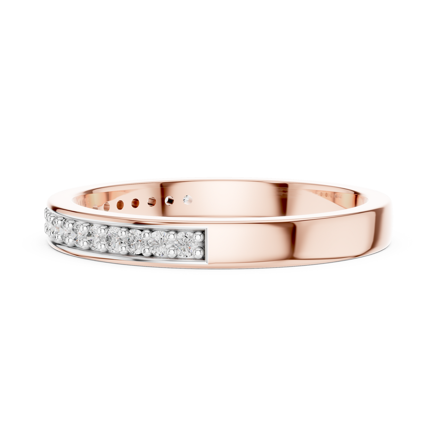 Elarienne Petite Pavé Round  Diamond Ring