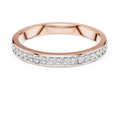 Elarienne Petite Pavé Round  Diamond Ring