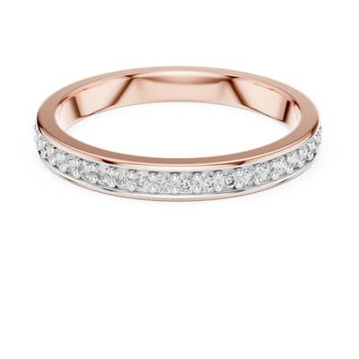 Elarienne Petite Pavé Round  Diamond Ring