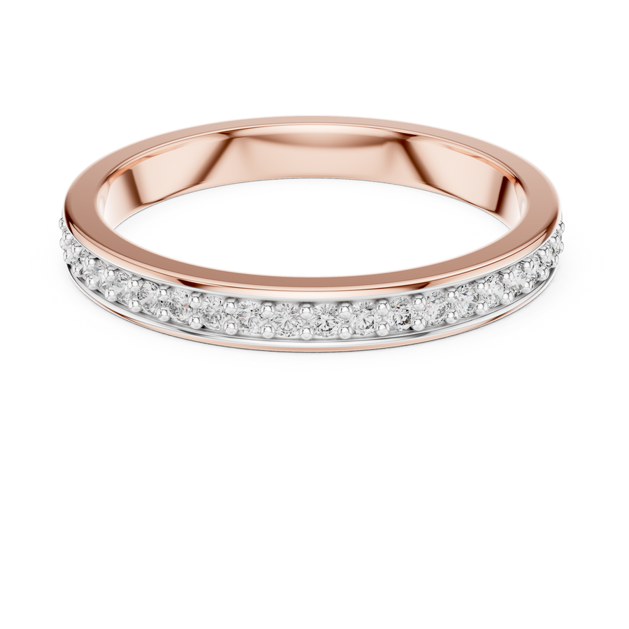 Elarienne Petite Pavé Round  Diamond Ring