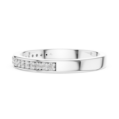 Elarienne Petite Pavé Round  Diamond Ring