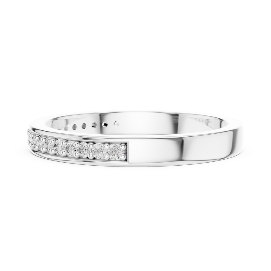 Elarienne Petite Pavé Round  Diamond Ring