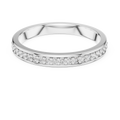 Elarienne Petite Pavé Round  Diamond Ring
