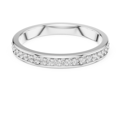 Elarienne Petite Pavé Round  Diamond Ring