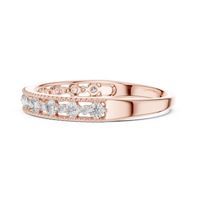 Avelisse Twin-Size Round  Diamond Ring