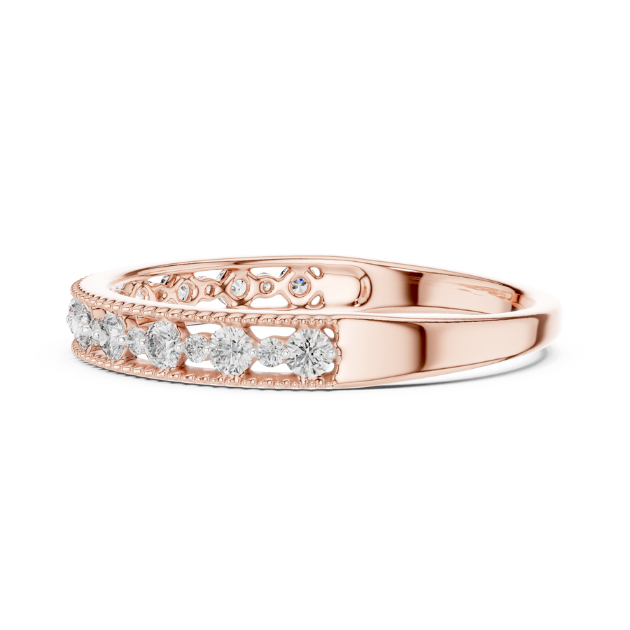 Avelisse Twin-Size Round  Diamond Ring